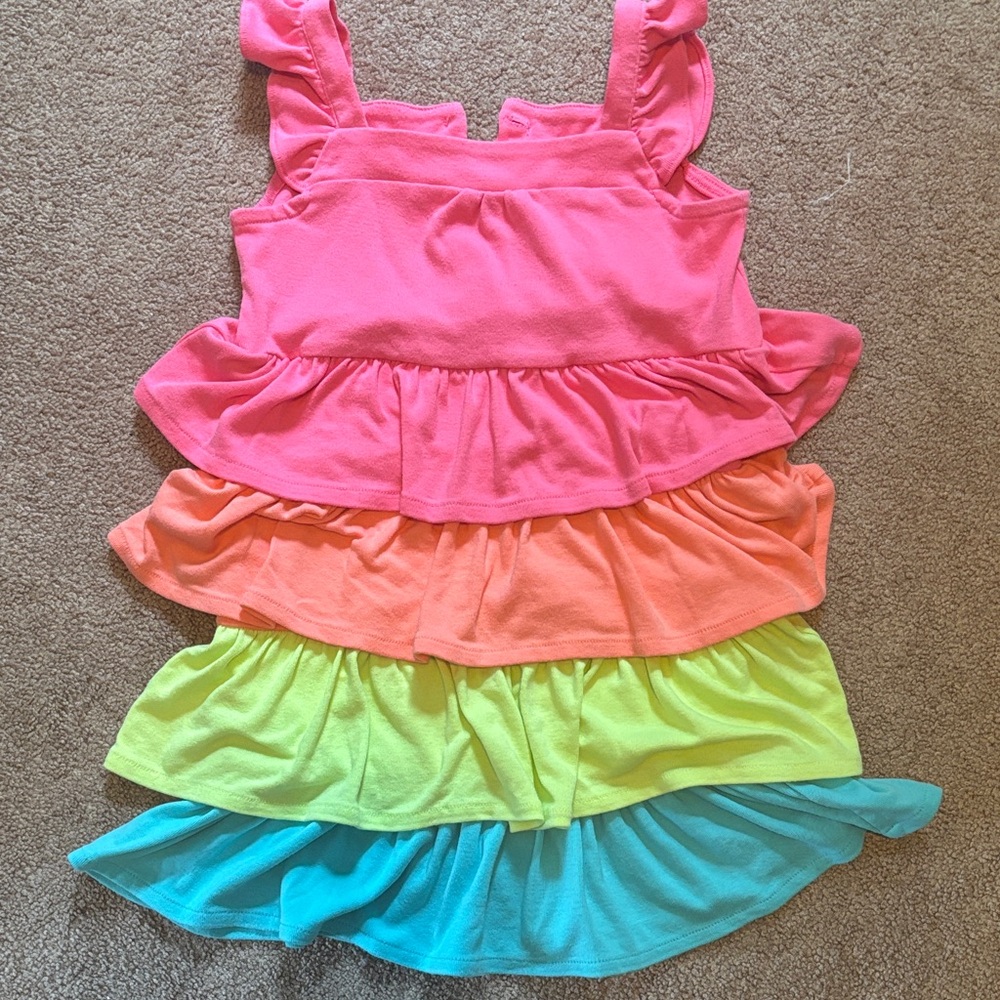 Gymboree Colorful Tiered Ruffle Dress